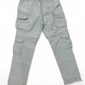 PacSun Convertible Cargo Pants Shorts | Light‎ Blue Utility Zip-Off Men's Size L